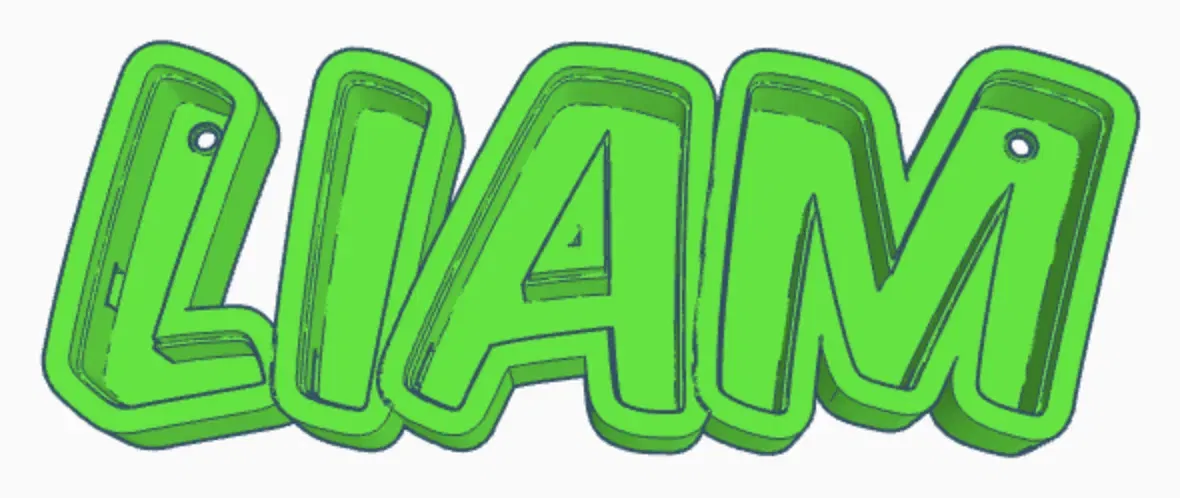 Đèn LED tên "LIAM" cho trẻ em - Image 1