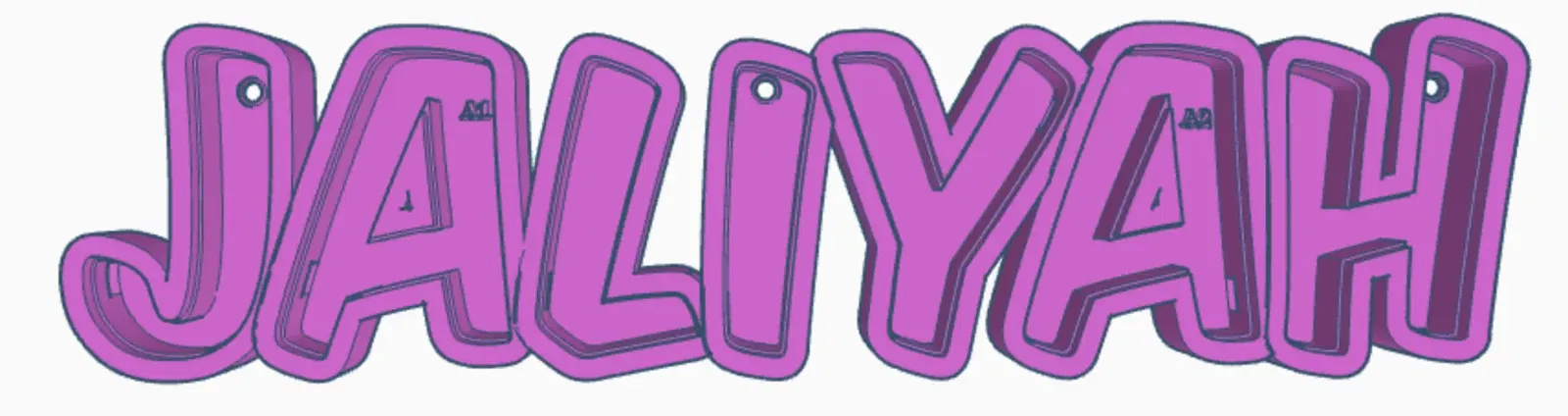 Đèn LED tên JALIYAH cho trẻ em - Image 1