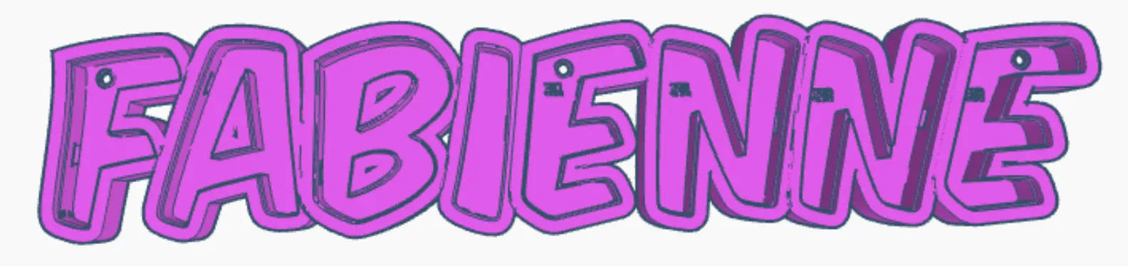 Đèn LED tên FABIENNE cho trẻ em - Image 1