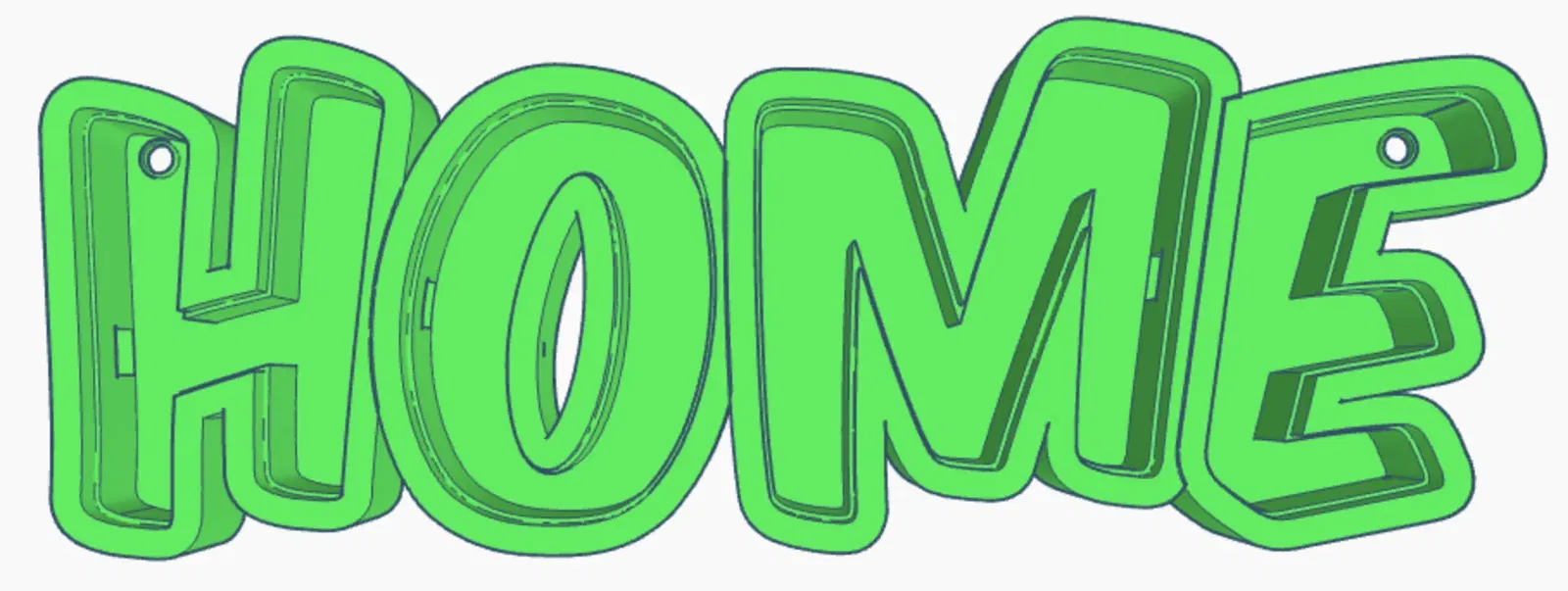 Đèn LED chữ HOME trang trí nội thất - Image 1