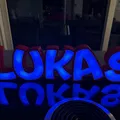 Đèn LED tên "LUKAS" in 3D cho trẻ em - Thumbnail 1
