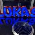 Đèn LED tên "LUKAS" in 3D cho trẻ em - Thumbnail 2