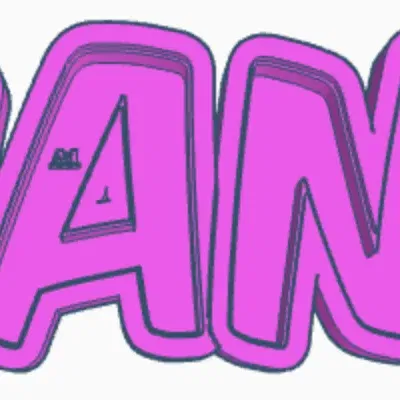 Đèn LED tên "LIANA" cho trẻ em