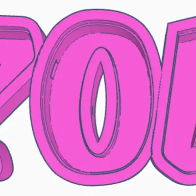 Đèn LED tên ZOE cho trẻ em