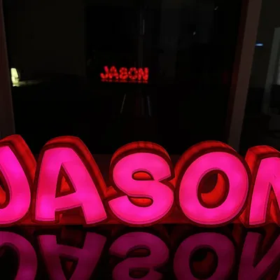 Đèn LED tên JASON cho bé trai