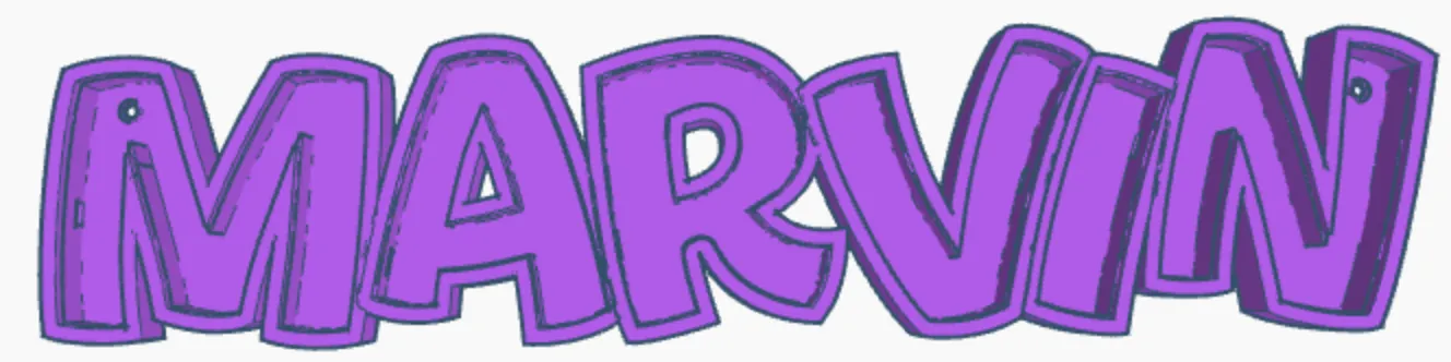 Đèn LED tên "MARVIN" cho trẻ em - Image 1