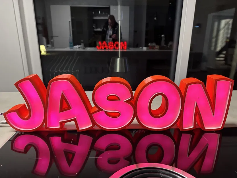 Đèn LED tên JASON cho bé trai - Image 4