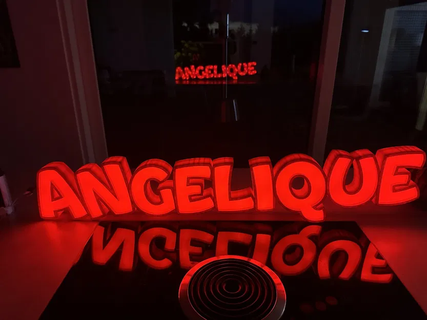 Đèn LED tên ANGELIQUE cho bé - Image 1