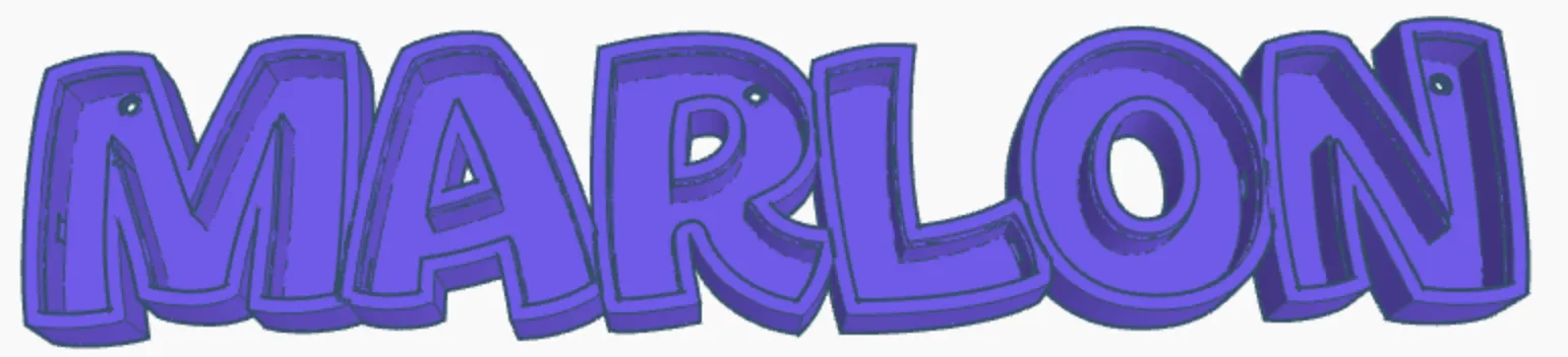 Đèn LED tên MARLON cho trẻ em - Image 1