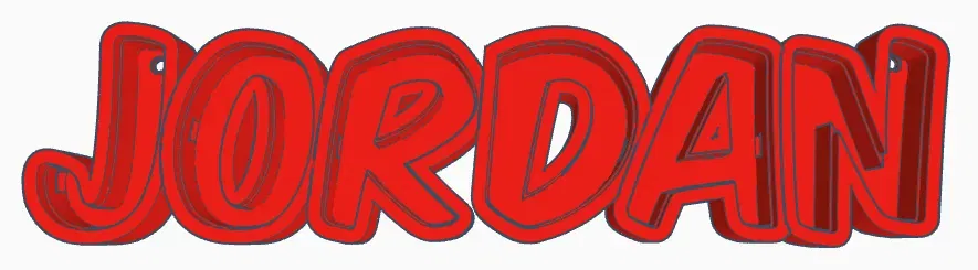 Đèn LED tên "JORDAN" cho bé trai và bé gái - Image 1