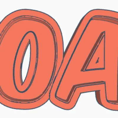 Đèn LED tên "NOAH" cho trẻ em