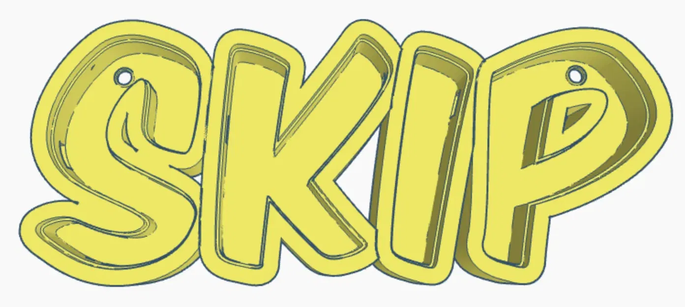 Đèn LED tên SKIP cho trẻ em - Image 1