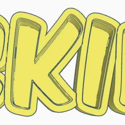 Đèn LED tên SKIP cho trẻ em