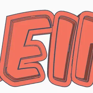 Đèn LED tên "KLEINE" cho trẻ em in 3D