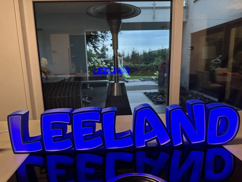 Đèn LED tên "LEELAND" cho trẻ em - Image 2