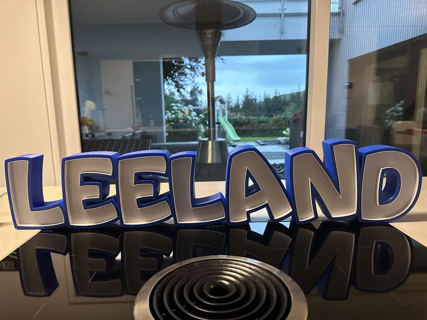 Đèn LED tên "LEELAND" cho trẻ em - Image 3