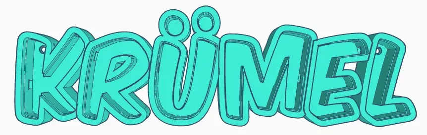 Đèn LED tên gọi KRÜMEL cho trẻ em - Image 1