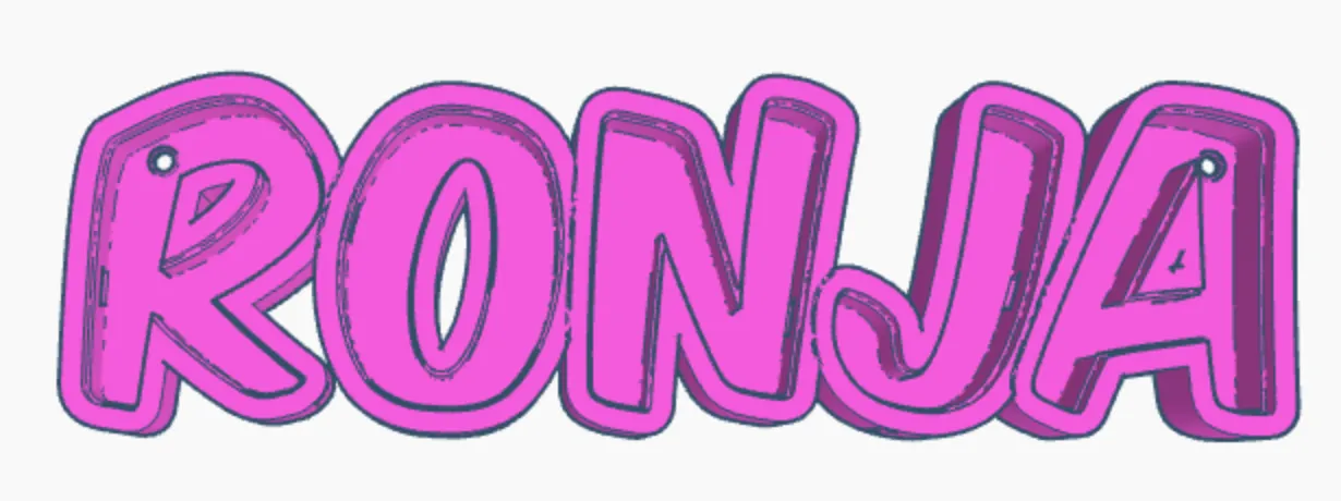 Đèn LED tên RONJA - Mô hình đèn cho trẻ em - Image 1