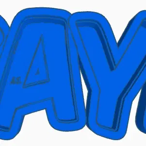 Đèn LED tên KAYA - Mô hình in 3D cho trẻ em