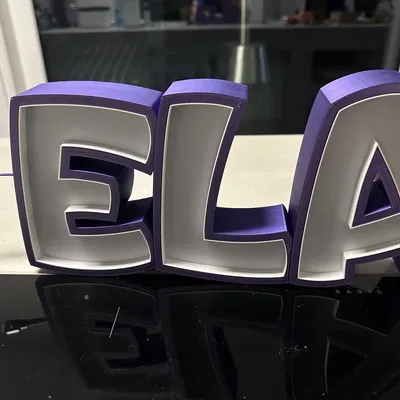 Đèn LED tên ELA - Mô hình đèn trang trí cá nhân hóa