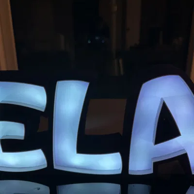 Đèn LED tên ELA - Mô hình đèn trang trí cá nhân hóa