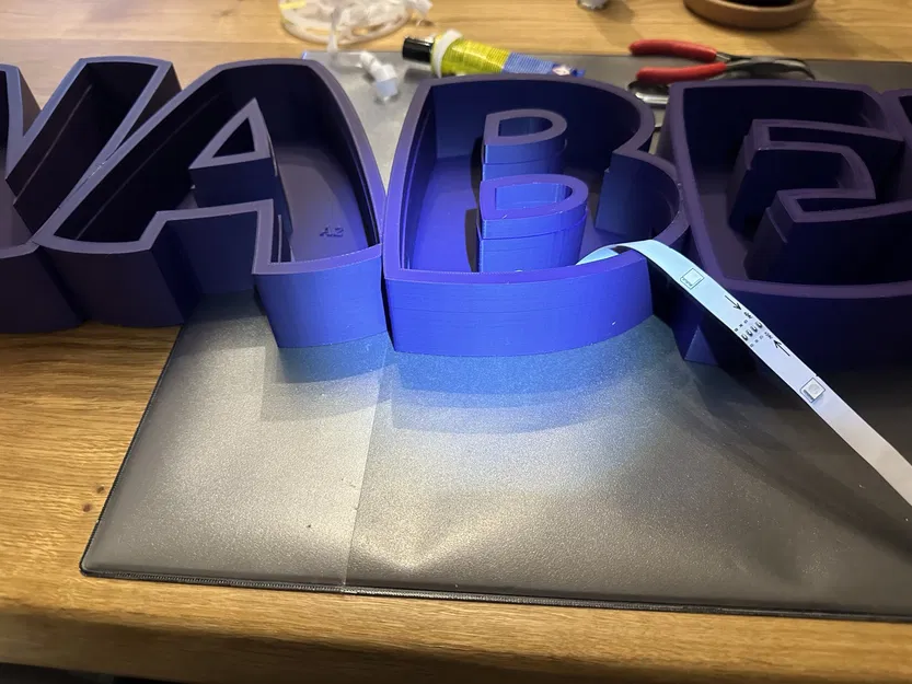 Đèn LED tên ANABELA cho trẻ em in 3D - Image 3