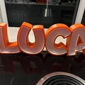 Đèn LED tên LUCA - Mô hình đèn trang trí cho trẻ em - Thumbnail 1