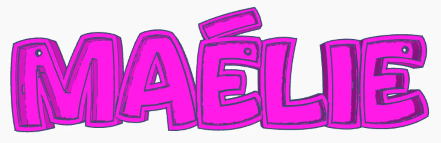 Đèn LED tên MAÉLIE cho trẻ em - Image 1