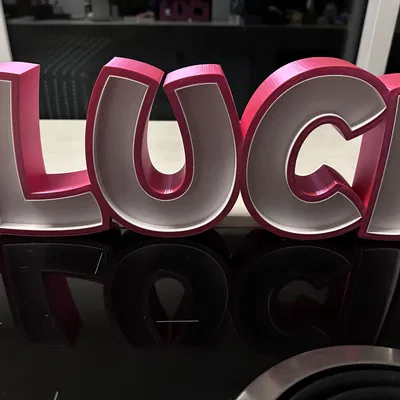 Đèn LED tên LUCI - Mô hình đèn in 3D cho trẻ em