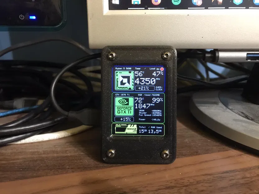 Vỏ bảo vệ cho màn hình hiển thị hiệu suất PC PhatStats - Image 2