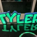 Đèn LED tên TYLER in 3D cho trẻ em - Thumbnail 2