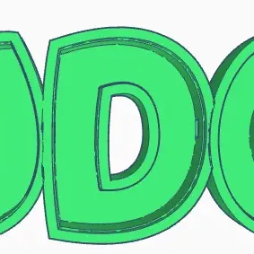 Đèn LED tên UDO in 3D cho trẻ em