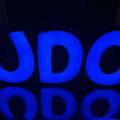Đèn LED tên UDO in 3D cho trẻ em