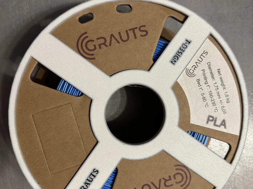 Adapter Grauts Filament AMS BambuLab cho Giá đỡ Cuộn Bằng Bìa (198mm) - Image 2