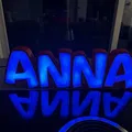 Đèn LED tên ANNA - Mô hình đèn trang trí cá nhân hóa - Thumbnail 1
