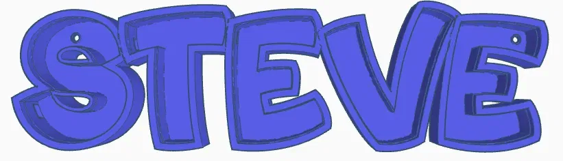 Đèn LED tên "STEVE" in 3D cho trẻ em - Image 1