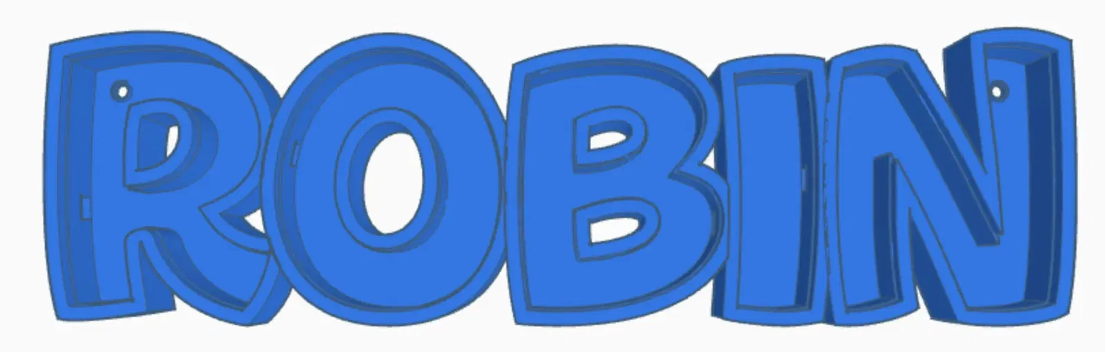 Đèn LED tên "ROBIN" in 3D cho trẻ em - Image 1