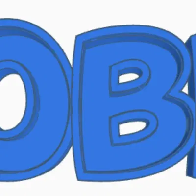 Đèn LED tên "ROBIN" in 3D cho trẻ em