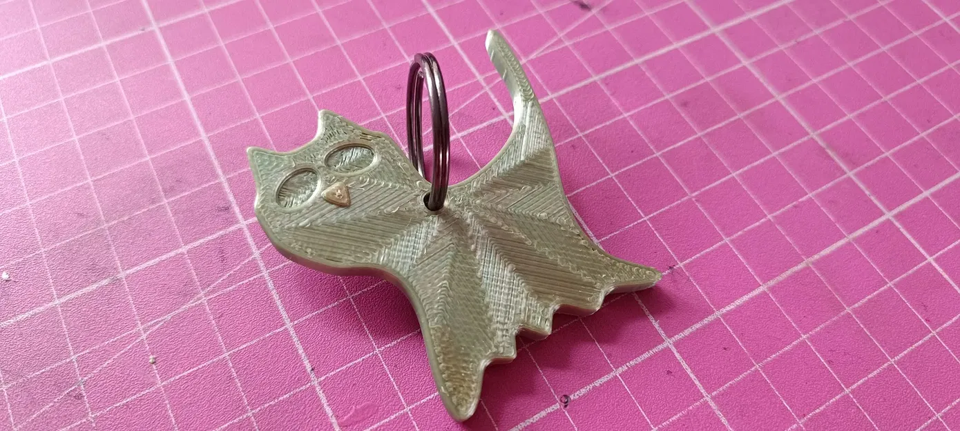 Móc khóa mèo ma dễ thương cho mùa Halloween - Image 1