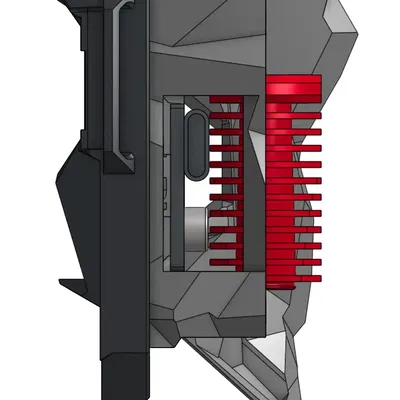 Giá đỡ đầu phun ADXL Provok3d cho Voron Revo trên Stealthburner