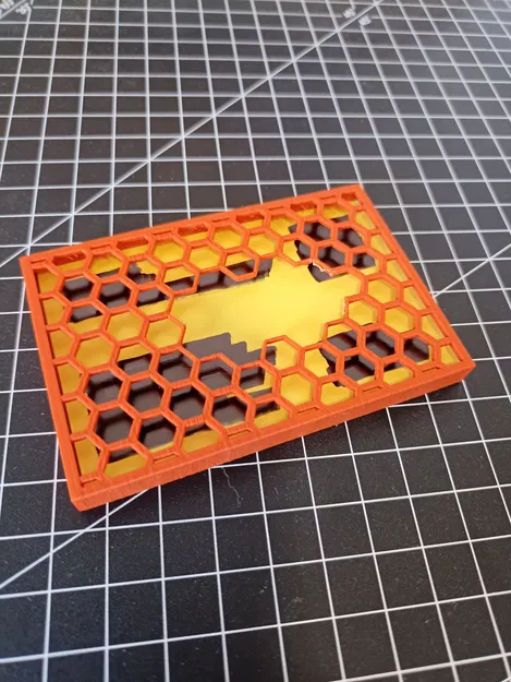 Giá đỡ danh thiếp hình lục giác đơn giản - Image 1