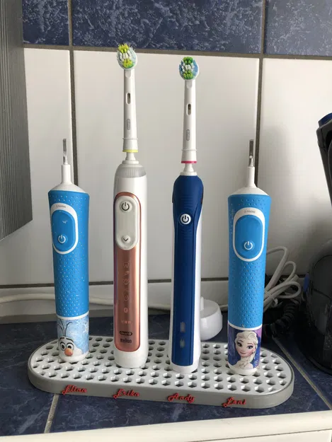 Giá đỡ bàn chải đánh răng Oral B cho 4 chiếc - Image 1