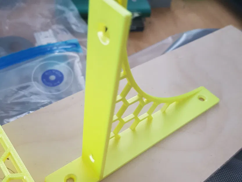 Giá đỡ góc cho gỗ với chiều sâu 11cm và lỗ vít - Image 4