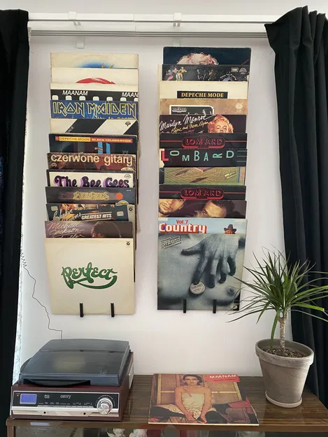 Giá đỡ vinyl treo 4 đĩa trên 1 móc - Image 1