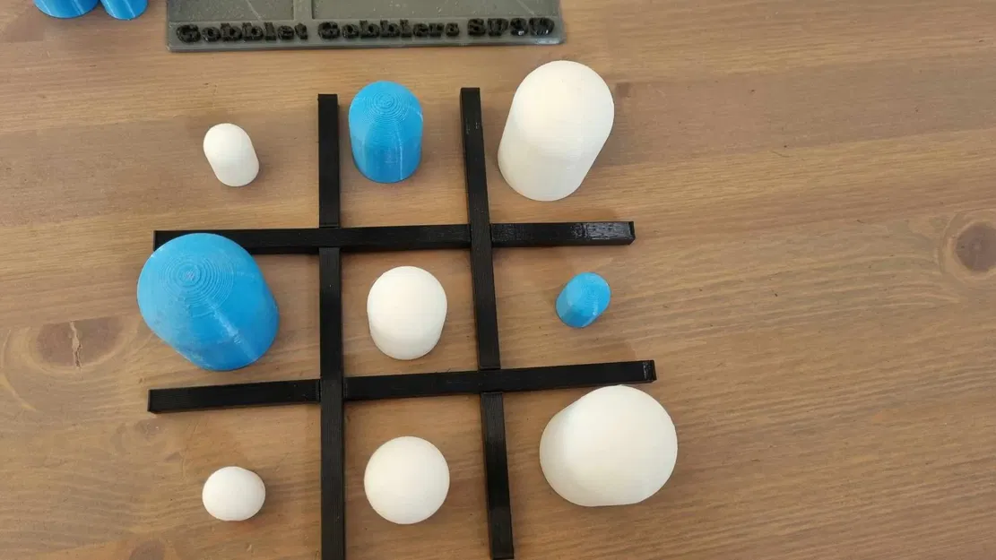 Mô hình trò chơi Gobblet Gobblers với giá đỡ tùy chỉnh - Image 5