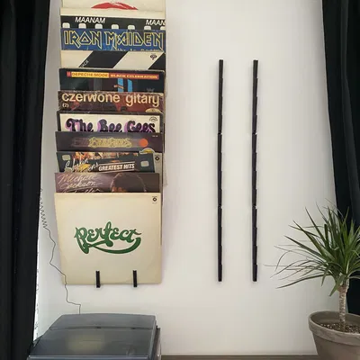 Giá đỡ vinyl treo 4 đĩa trên 1 móc