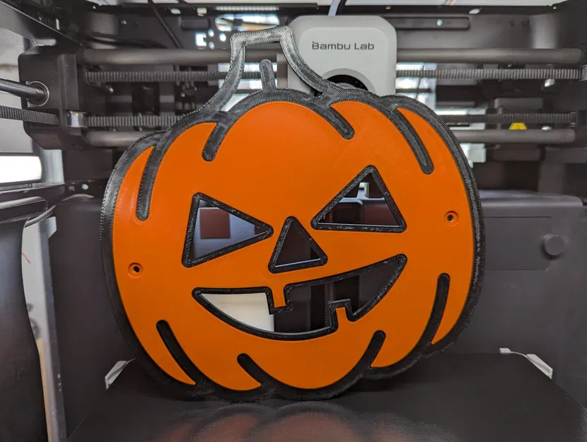 Trang trí Tường Bí Ngô Halloween 3D - Image 3