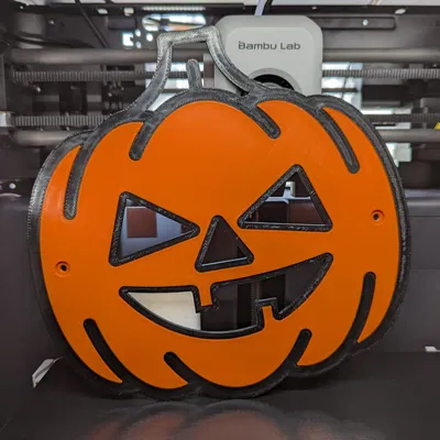 Trang trí Tường Bí Ngô Halloween 3D