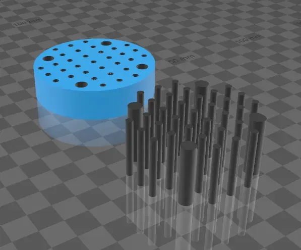 Đế sấy cho in 3D resin và trình bày mẫu vật - Image 2