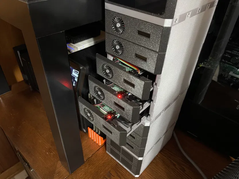 Giá đỡ máy chủ Raspberry Pi hoàn toàn mô-đun - Image 8